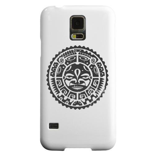 Geeks Designer Line (GDL) Samsung Galaxy S5 Matte Hard Back Cover - Polynesian Face Geeks Designer Line (GDL) Samsung Galaxy S5 Matte Hard Back Cover - Polynesian Face