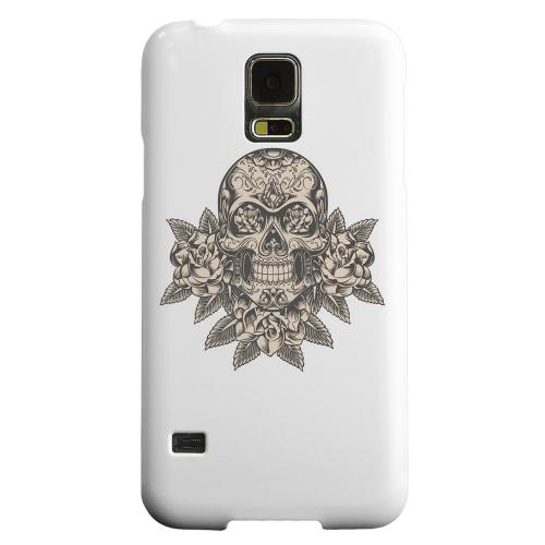 Geeks Designer Line (GDL) Samsung Galaxy S5 Matte Hard Back Cover - Skull Roses Geeks Designer Line (GDL) Samsung Galaxy S5 Matte Hard Back Cover - Skull Roses
