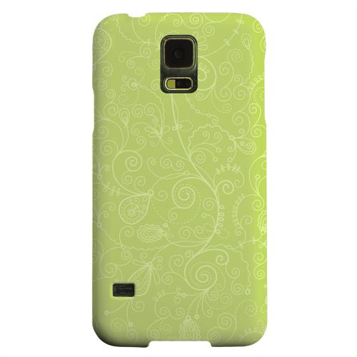 Geeks Designer Line (GDL) Samsung Galaxy S5 Matte Hard Back Cover - Floral 1 Tender Shoots