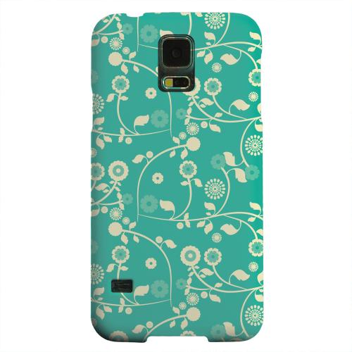 Geeks Designer Line (GDL) Samsung Galaxy S5 Matte Hard Back Cover - Floral 2 Emerald Geeks Designer Line (GDL) Samsung Galaxy S5 Matte Hard Back Cover - Floral 2 Emerald