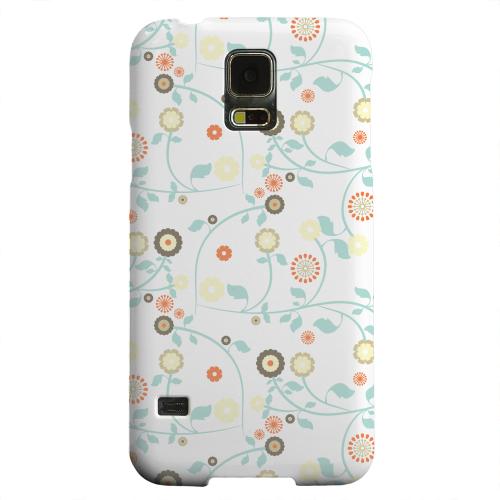 Geeks Designer Line (GDL) Samsung Galaxy S5 Matte Hard Back Cover - Floral 2 Multi-colored
