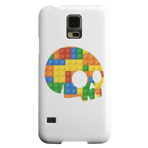 Geeks Designer Line (GDL) Samsung Galaxy S5 Matte Hard Back Cover - Blocks Side Skull Geeks Designer Line (GDL) Samsung Galaxy S5 Matte Hard Back Cover - Blocks Side Skull