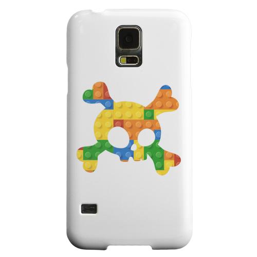 Geeks Designer Line (GDL) Samsung Galaxy S5 Matte Hard Back Cover - Blocks Crossbones Geeks Designer Line (GDL) Samsung Galaxy S5 Matte Hard Back Cover - Blocks Crossbones