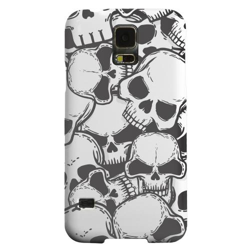 Geeks Designer Line (GDL) Samsung Galaxy S5 Matte Hard Back Cover - Doom Skulls