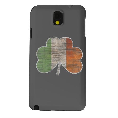 Geeks Designer Line (GDL) Samsung Galaxy Note 3 Matte Hard Back Cover - Irish Clover Flag