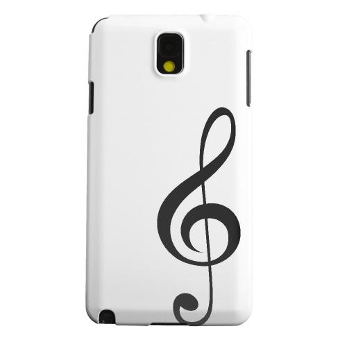 Geeks Designer Line (GDL) Samsung Galaxy Note 3 Matte Hard Back Cover - Simple Treble Clef Geeks Designer Line (GDL) Samsung Galaxy Note 3 Matte Hard Back Cover - Simple Treble Clef