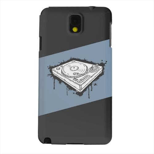 Geeks Designer Line (GDL) Samsung Galaxy Note 3 Matte Hard Back Cover - Wheel of Steel Blue
