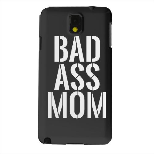 Geeks Designer Line (GDL) Samsung Galaxy Note 3 Matte Hard Back Cover - Bad Ass Mom