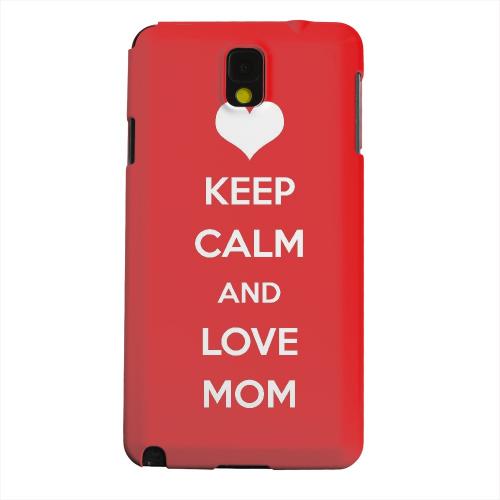 Geeks Designer Line (GDL) Samsung Galaxy Note 3 Matte Hard Back Cover - Love Mom