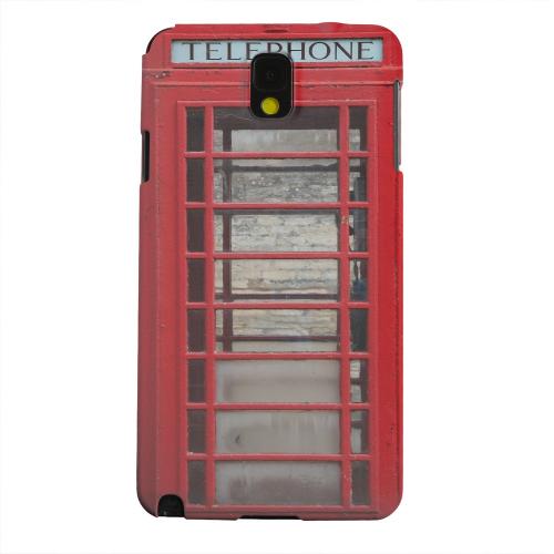 Geeks Designer Line (GDL) Samsung Galaxy Note 3 Matte Hard Back Cover - English Telephone Booth Geeks Designer Line (GDL) Samsung Galaxy Note 3 Matte Hard Back Cover - English Telephone Booth