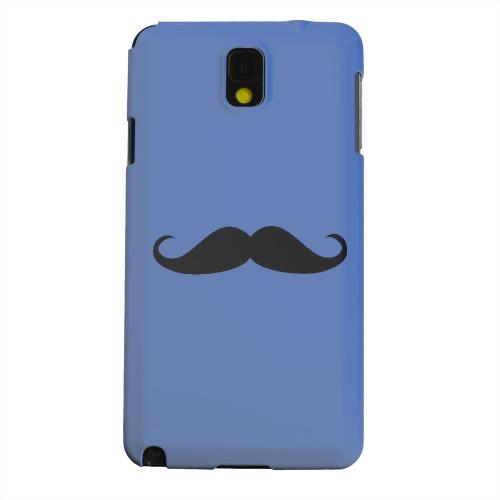 Geeks Designer Line (GDL) Samsung Galaxy Note 3 Matte Hard Back Cover - Mustache Blue Geeks Designer Line (GDL) Samsung Galaxy Note 3 Matte Hard Back Cover - Mustache Blue