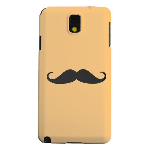 Geeks Designer Line (GDL) Samsung Galaxy Note 3 Matte Hard Back Cover - Mustache Orange Geeks Designer Line (GDL) Samsung Galaxy Note 3 Matte Hard Back Cover - Mustache Orange