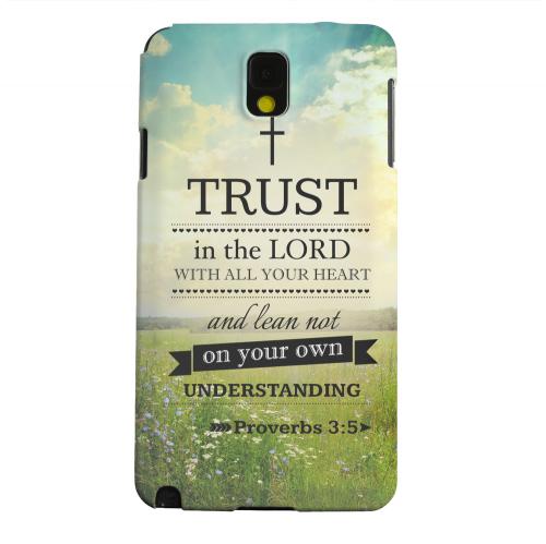 Geeks Designer Line (GDL) Samsung Galaxy Note 3 Matte Hard Back Cover - Proverbs 3:5 Geeks Designer Line (GDL) Samsung Galaxy Note 3 Matte Hard Back Cover - Proverbs 3:5