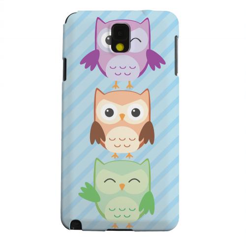 Geeks Designer Line (GDL) Samsung Galaxy Note 3 Matte Hard Back Cover - Happy Owl Pals Geeks Designer Line (GDL) Samsung Galaxy Note 3 Matte Hard Back Cover - Happy Owl Pals
