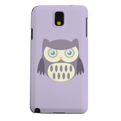 Geeks Designer Line (GDL) Samsung Galaxy Note 3 Matte Hard Back Cover - Chubby Purple Owl Geeks Designer Line (GDL) Samsung Galaxy Note 3 Matte Hard Back Cover - Chubby Purple Owl