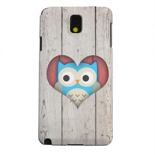 Geeks Designer Line (GDL) Samsung Galaxy Note 3 Matte Hard Back Cover - Peek A Blue Owl Geeks Designer Line (GDL) Samsung Galaxy Note 3 Matte Hard Back Cover - Peek A Blue Owl