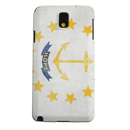 Geeks Designer Line (GDL) Samsung Galaxy Note 3 Matte Hard Back Cover - Grunge Rhode Island Geeks Designer Line (GDL) Samsung Galaxy Note 3 Matte Hard Back Cover - Grunge Rhode Island