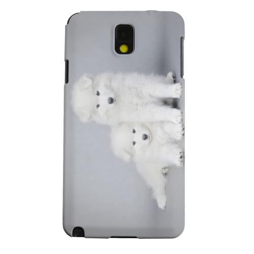 Geeks Designer Line (GDL) Samsung Galaxy Note 3 Matte Hard Back Cover - Samoyed Puppies Geeks Designer Line (GDL) Samsung Galaxy Note 3 Matte Hard Back Cover - Samoyed Puppies