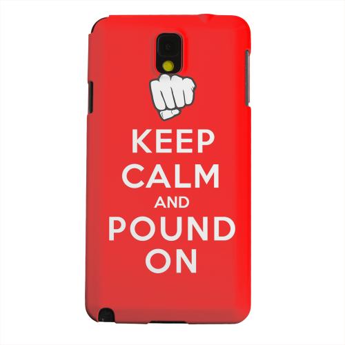 Geeks Designer Line (GDL) Samsung Galaxy Note 3 Matte Hard Back Cover - Red Pound On Geeks Designer Line (GDL) Samsung Galaxy Note 3 Matte Hard Back Cover - Red Pound On