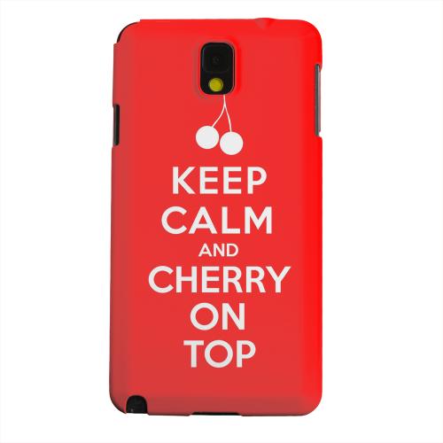 Geeks Designer Line (GDL) Samsung Galaxy Note 3 Matte Hard Back Cover - Red Cherry On Top Geeks Designer Line (GDL) Samsung Galaxy Note 3 Matte Hard Back Cover - Red Cherry On Top