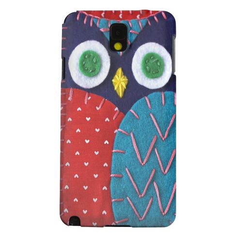 Geeks Designer Line (GDL) Samsung Galaxy Note 3 Matte Hard Back Cover - Dark Blue/ Red Owl Geeks Designer Line (GDL) Samsung Galaxy Note 3 Matte Hard Back Cover - Dark Blue/ Red Owl