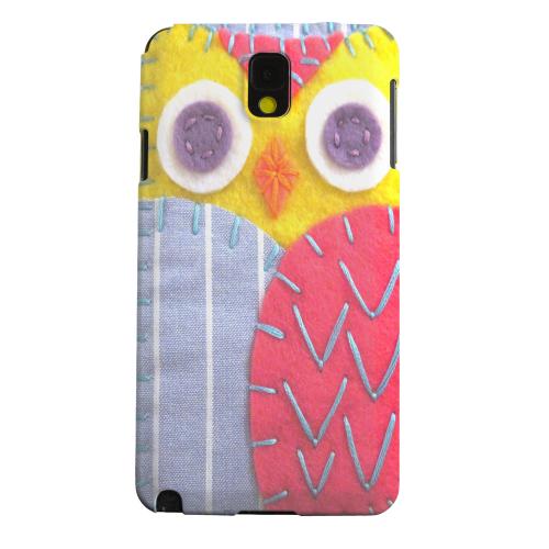 Geeks Designer Line (GDL) Samsung Galaxy Note 3 Matte Hard Back Cover - Yellow/ Pink Owl Geeks Designer Line (GDL) Samsung Galaxy Note 3 Matte Hard Back Cover - Yellow/ Pink Owl