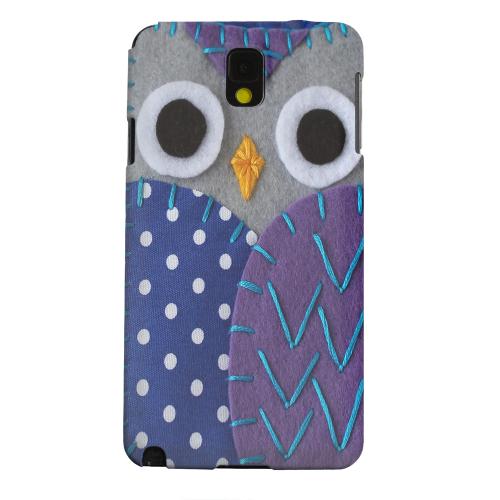 Geeks Designer Line (GDL) Samsung Galaxy Note 3 Matte Hard Back Cover - Gray/ Purple Owl Geeks Designer Line (GDL) Samsung Galaxy Note 3 Matte Hard Back Cover - Gray/ Purple Owl