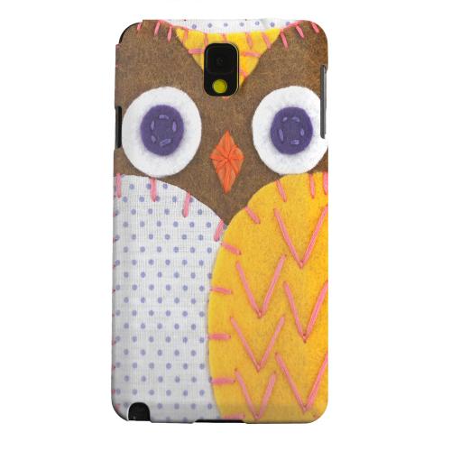 Geeks Designer Line (GDL) Samsung Galaxy Note 3 Matte Hard Back Cover - Brown/ Orange Owl Geeks Designer Line (GDL) Samsung Galaxy Note 3 Matte Hard Back Cover - Brown/ Orange Owl