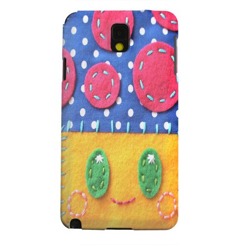 Geeks Designer Line (GDL) Samsung Galaxy Note 3 Matte Hard Back Cover - Blue/ Yellow Mushroom Geeks Designer Line (GDL) Samsung Galaxy Note 3 Matte Hard Back Cover - Blue/ Yellow Mushroom