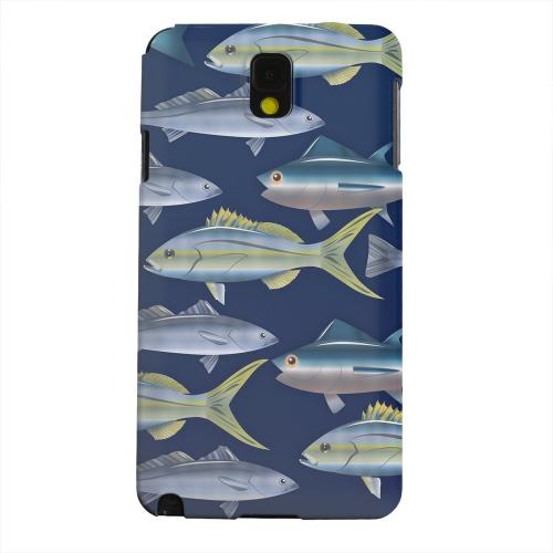 Geeks Designer Line (GDL) Samsung Galaxy Note 3 Matte Hard Back Cover - Assorted Fish in the Sea
