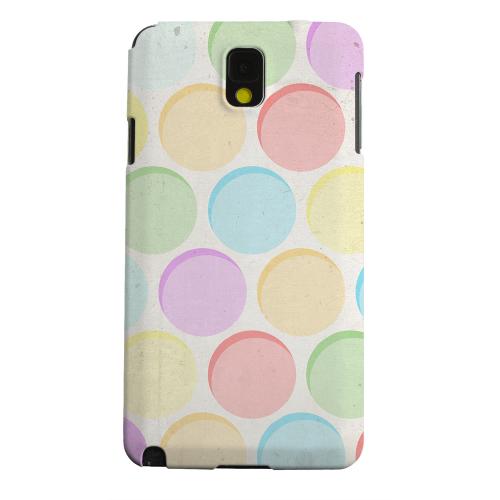 Geeks Designer Line (GDL) Samsung Galaxy Note 3 Matte Hard Back Cover - Grungy & Rainbow