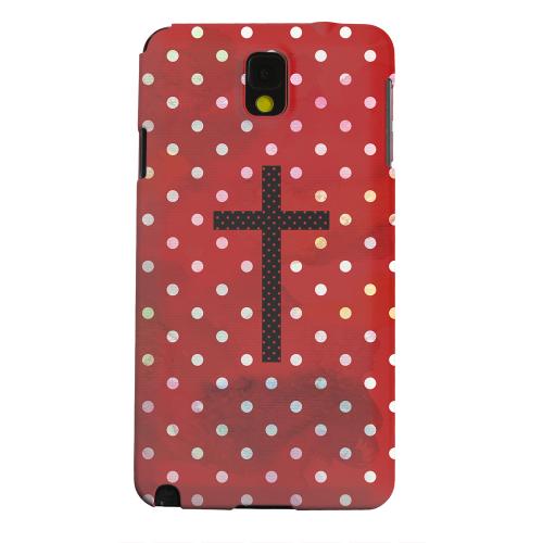 Geeks Designer Line (GDL) Samsung Galaxy Note 3 Matte Hard Back Cover - Stained Cross on Red Geeks Designer Line (GDL) Samsung Galaxy Note 3 Matte Hard Back Cover - Stained Cross on Red