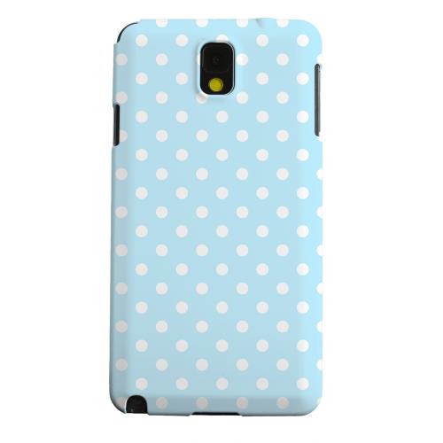 Geeks Designer Line (GDL) Samsung Galaxy Note 3 Matte Hard Back Cover - White Dots on Sky Blue Geeks Designer Line (GDL) Samsung Galaxy Note 3 Matte Hard Back Cover - White Dots on Sky Blue
