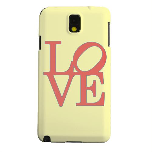 Geeks Designer Line (GDL) Samsung Galaxy Note 3 Matte Hard Back Cover - Red Love on Yellow Geeks Designer Line (GDL) Samsung Galaxy Note 3 Matte Hard Back Cover - Red Love on Yellow