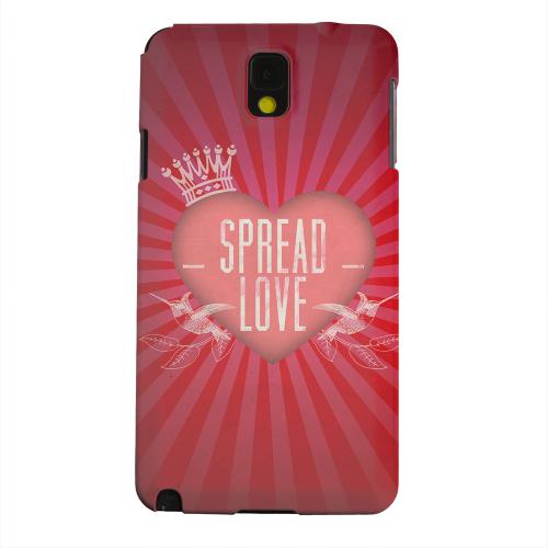 Geeks Designer Line (GDL) Samsung Galaxy Note 3 Matte Hard Back Cover - Spread Love Geeks Designer Line (GDL) Samsung Galaxy Note 3 Matte Hard Back Cover - Spread Love