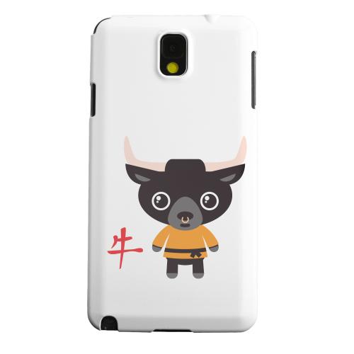 Geeks Designer Line (GDL) Samsung Galaxy Note 3 Matte Hard Back Cover - Ox on White Geeks Designer Line (GDL) Samsung Galaxy Note 3 Matte Hard Back Cover - Ox on White