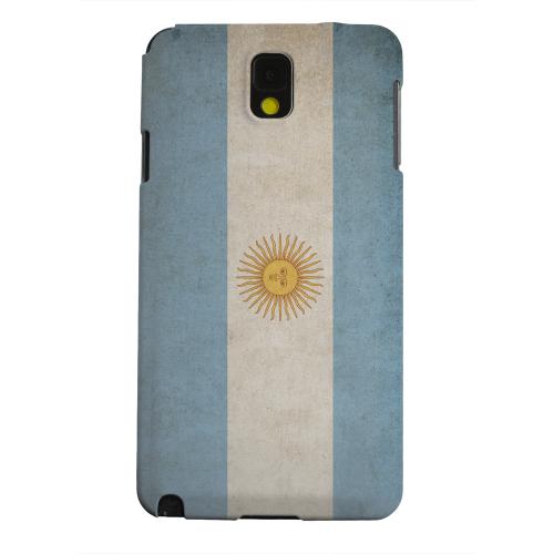 Geeks Designer Line (GDL) Samsung Galaxy Note 3 Matte Hard Back Cover - Grunge Argentina Geeks Designer Line (GDL) Samsung Galaxy Note 3 Matte Hard Back Cover - Grunge Argentina