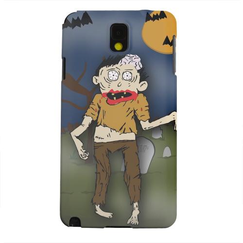Geeks Designer Line (GDL) Samsung Galaxy Note 3 Matte Hard Back Cover - Zombie in Graveyard