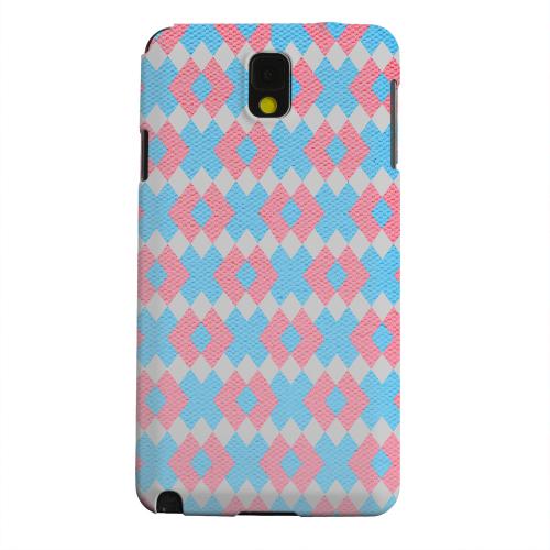 Geeks Designer Line (GDL) Samsung Galaxy Note 3 Matte Hard Back Cover - Blue/ Pink Embroidery Geeks Designer Line (GDL) Samsung Galaxy Note 3 Matte Hard Back Cover - Blue/ Pink Embroidery