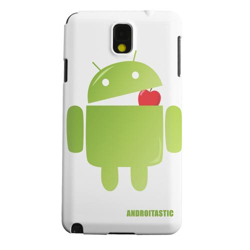 Geeks Designer Line (GDL) Samsung Galaxy Note 3 Matte Hard Back Cover - Robot Versus Apple Geeks Designer Line (GDL) Samsung Galaxy Note 3 Matte Hard Back Cover - Robot Versus Apple