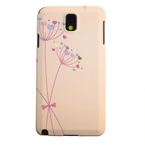 Geeks Designer Line (GDL) Samsung Galaxy Note 3 Matte Hard Back Cover - Dandelion Hearts