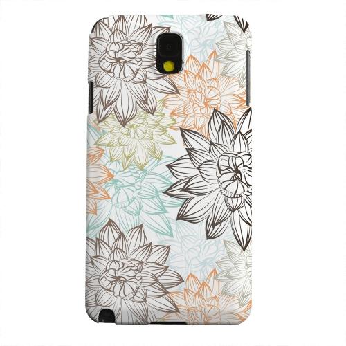 Geeks Designer Line (GDL) Samsung Galaxy Note 3 Matte Hard Back Cover - Floral Explosion