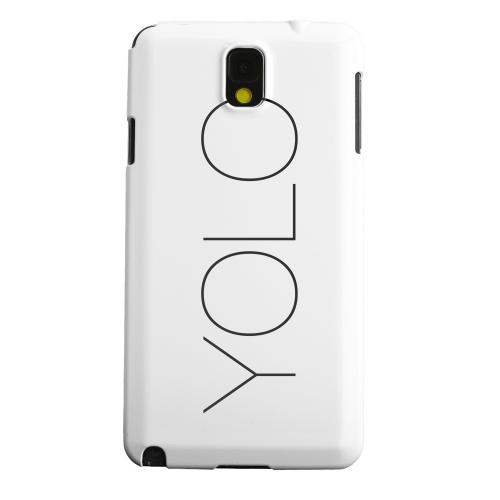 Geeks Designer Line (GDL) Samsung Galaxy Note 3 Matte Hard Back Cover - Thin YOLO Geeks Designer Line (GDL) Samsung Galaxy Note 3 Matte Hard Back Cover - Thin YOLO
