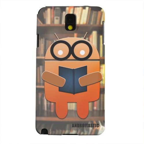 Geeks Designer Line (GDL) Samsung Galaxy Note 3 Matte Hard Back Cover - Studious Orange Robot