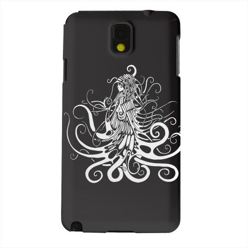 Geeks Designer Line (GDL) Samsung Galaxy Note 3 Matte Hard Back Cover - White Medusa on Black Geeks Designer Line (GDL) Samsung Galaxy Note 3 Matte Hard Back Cover - White Medusa on Black