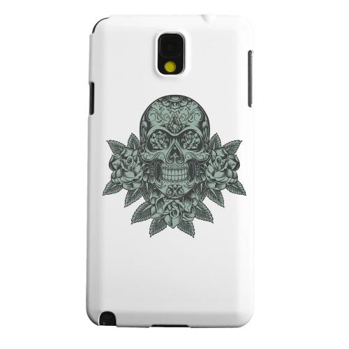 Geeks Designer Line (GDL) Samsung Galaxy Note 3 Matte Hard Back Cover - Skull Roses Aqua Geeks Designer Line (GDL) Samsung Galaxy Note 3 Matte Hard Back Cover - Skull Roses Aqua