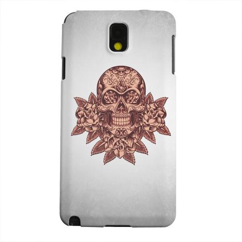 Geeks Designer Line (GDL) Samsung Galaxy Note 3 Matte Hard Back Cover - Skull Roses Red Grunge Geeks Designer Line (GDL) Samsung Galaxy Note 3 Matte Hard Back Cover - Skull Roses Red Grunge