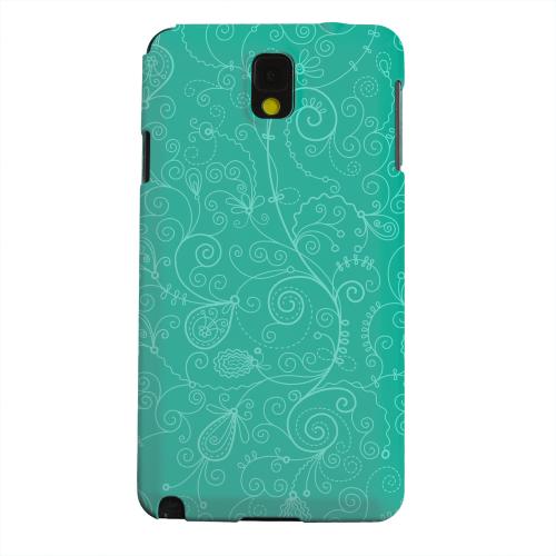 Geeks Designer Line (GDL) Samsung Galaxy Note 3 Matte Hard Back Cover - Floral 1 Emerald Geeks Designer Line (GDL) Samsung Galaxy Note 3 Matte Hard Back Cover - Floral 1 Emerald