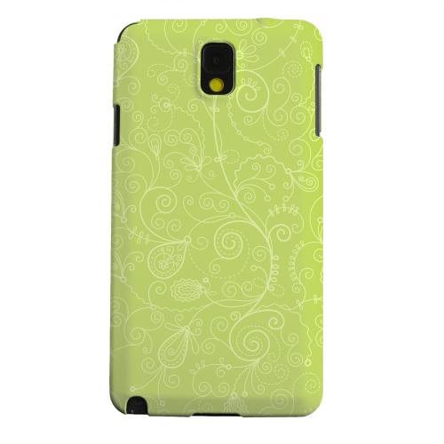 Geeks Designer Line (GDL) Samsung Galaxy Note 3 Matte Hard Back Cover - Floral 1 Tender Shoots
