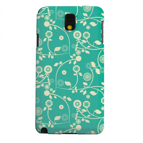 Geeks Designer Line (GDL) Samsung Galaxy Note 3 Matte Hard Back Cover - Floral 2 Emerald Geeks Designer Line (GDL) Samsung Galaxy Note 3 Matte Hard Back Cover - Floral 2 Emerald